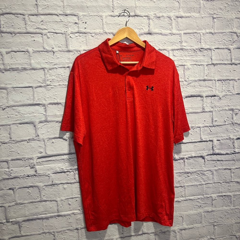 Under Armour NWT XL Men's Red Polo Shirt